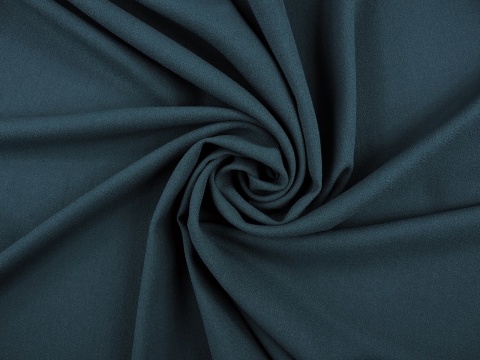 krepa wełniana w kolorze ciemnym szarym