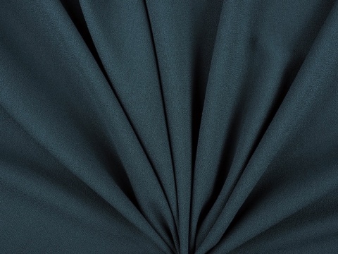 krepa wełniana w kolorze ciemnym szarym