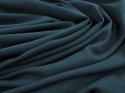 krepa wełniana w kolorze ciemnym szarym