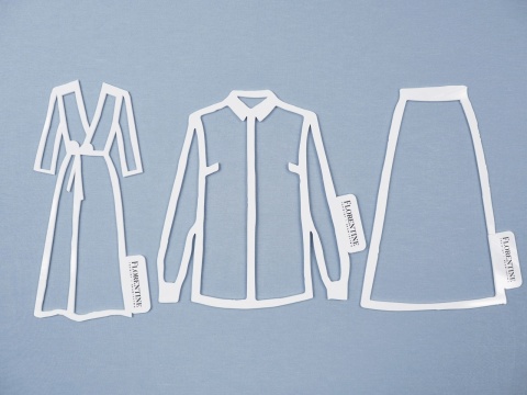 len z wiskozą w kolorze błękitnym