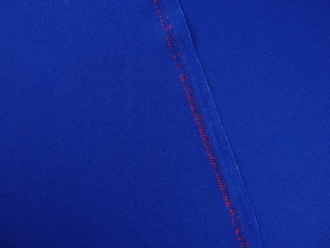 wełniana flanela w kolorze niebieskim