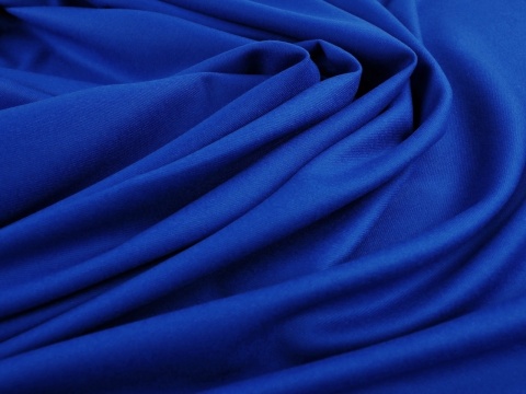 wełniana flanela w kolorze niebieskim