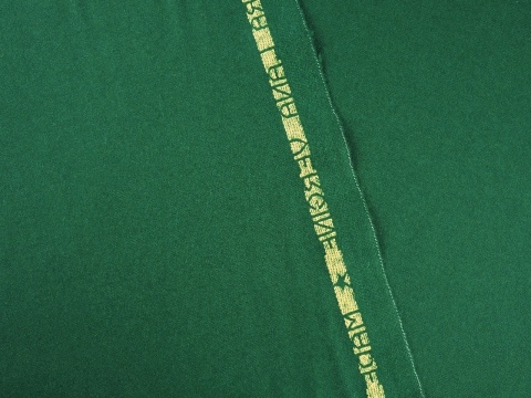 zielona flanela wełniana