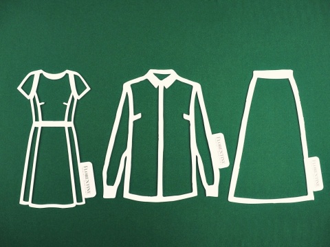 zielona flanela wełniana