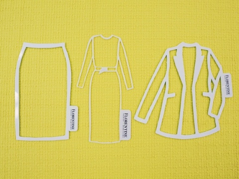 chanelka w kolorze jasnym żółtym