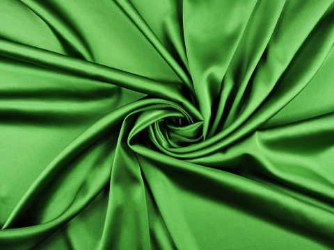 zielony jedwab