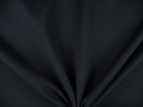 czarny kaszmir płaszczowy