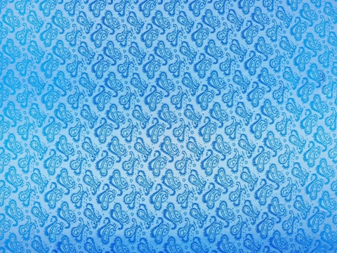 niebieska podszewka w paisleye