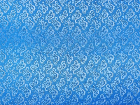 niebieska podszewka w paisleye