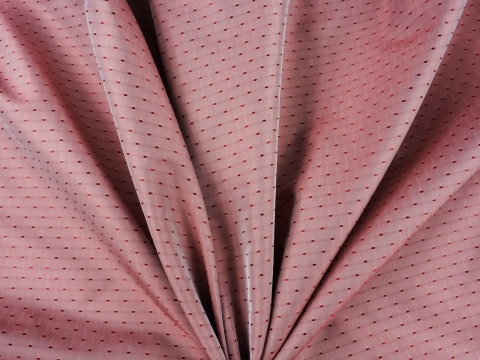 srebrno-bordowa tafta w drobne karo