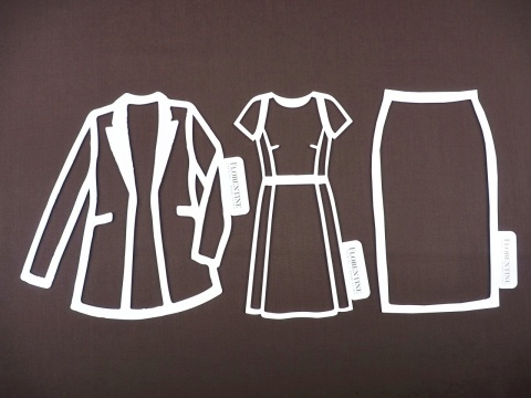 wełna elastyczna w kolorze brązowym