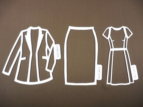 wełna elastyczna w kolorze brązowo-oliwkowym