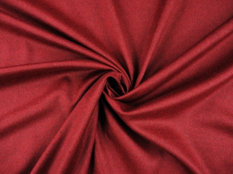 tkanina wełna jagnięca w kolorze bordo