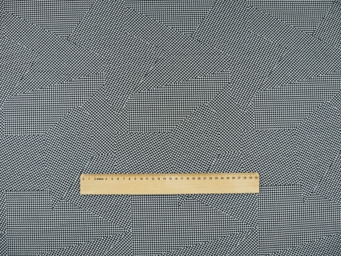 wełna w czarno-białą, drobną pepitkę