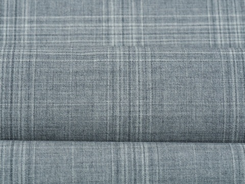 szara wełna w delikatną kratkę