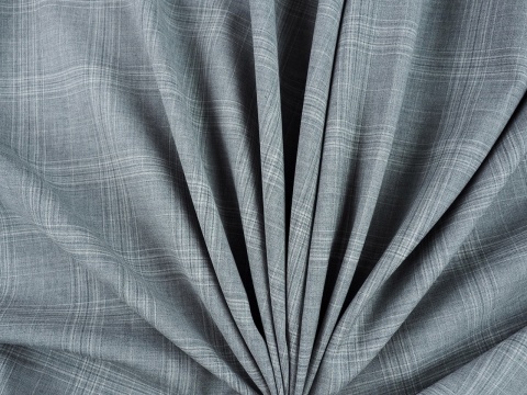 szara wełna w delikatną kratkę