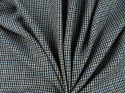 tkanina wełna w drobną pepitkę i delikatną kratkę