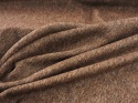 brązowa wełna z alpaką na płaszcze