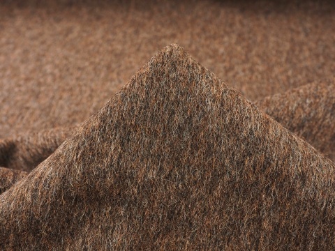 brązowa wełna z alpaką na płaszcze