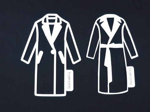 tkanina wełniana z kaszmirem w kolorze granatowym