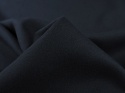tkanina płaszczowa, wełna z kaszmirem w kolorze czarnym