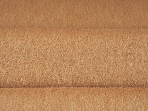 podwójna wełna z moherem w kolorze jasnego toffi