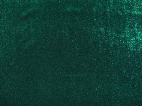 zielony welur z jedwabiem