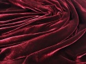 welur z jedwabiem w kolorze ciemnego bordo