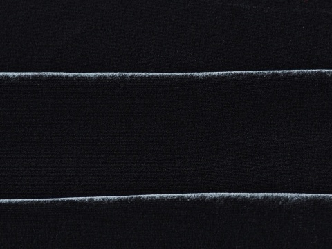 czarny welur z jedwabiem