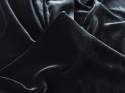 czarny welur z jedwabiem
