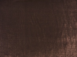 welur z jedwabiem w kolorze ciemnego brązu