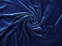 welur z jedwabiem w kolorze ciemnym niebieskim