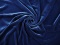 Welur z jedwabiem - Niebieski ciemny