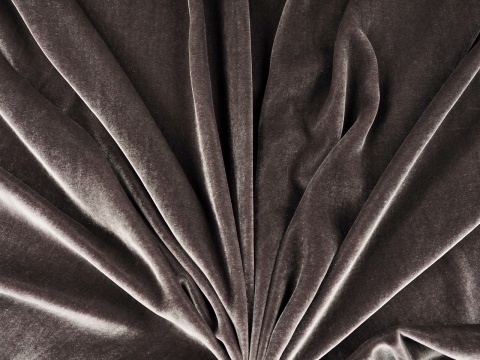 welur z jedwabiem w kolorze szaro-beżowym