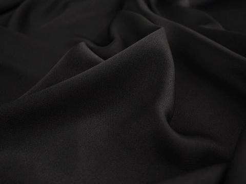 actetat krepa w kolorze czarnym