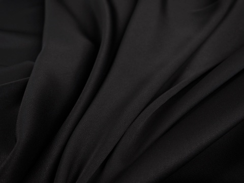 actetat krepa w kolorze czarnym