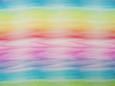 jedwab w kolorowy, tęczowy gradient