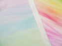 jedwab w kolorowy, tęczowy gradient