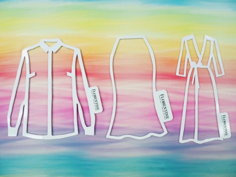 jedwab w kolorowy, tęczowy gradient