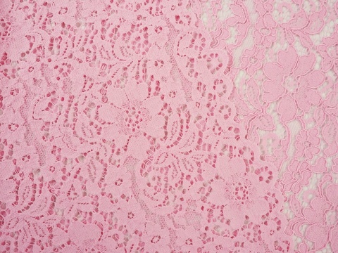 koronka gipiura jasny róż