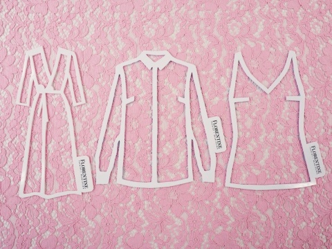 koronka gipiura jasny róż