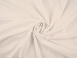 Bawełna elastyczna batyst - Biel z mleczną nutą