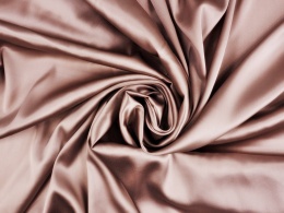 jedwabna satyna z elastanem brudny róż florentine