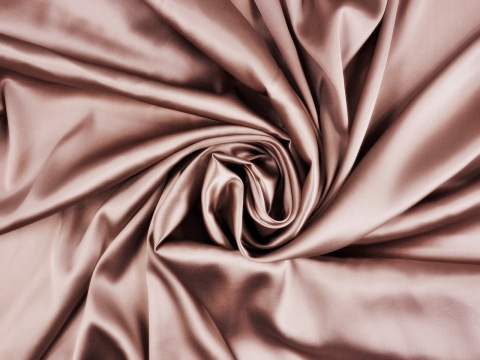 jedwabna satyna z elastanem brudny róż florentine