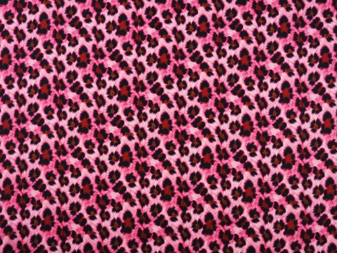 jedwab w różową panterkę