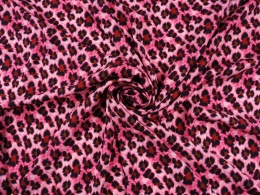 jedwab w różową panterkę