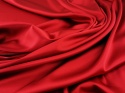 czerwony jedwab satyna