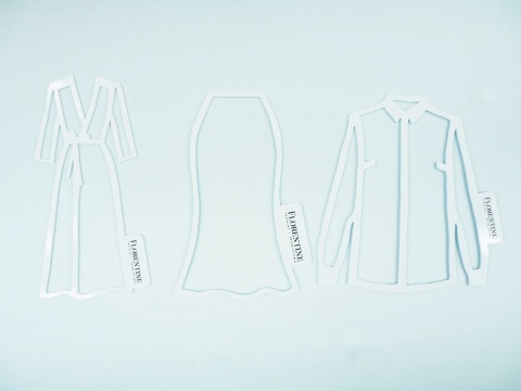 jedwab w kolorze lodowym