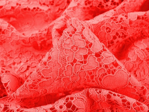 koronka gipiura wiskozowa koral