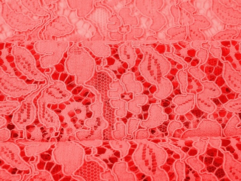 koronka gipiura wiskozowa koral